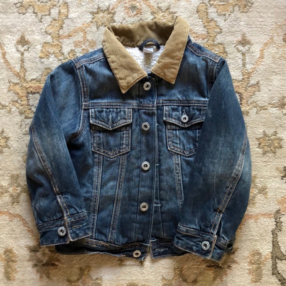 baby GAP 1969 kids s 4t, Sherpa lined denim jacket